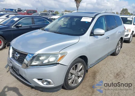 2014 Nissan Pathfinder Platinum from USA, damaged, VIN 5N1AR2MN7EC716584